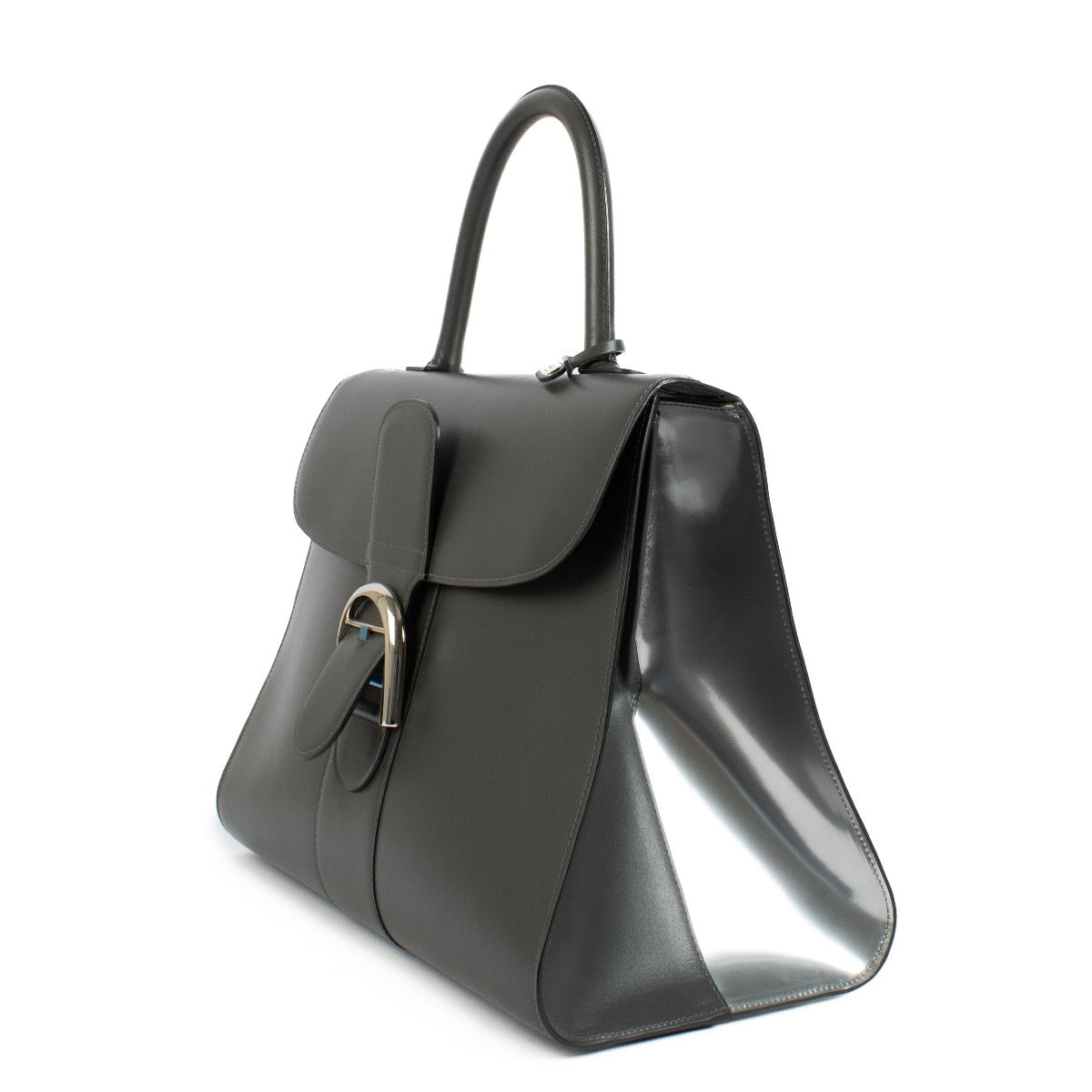 Authentic second hand Delvaux Grey Bicolor Brillant GM on Labellov.com
