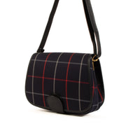 Shop 100% authentic second-hand Burberry Blue Check Canvas Crossbody Bag on Labellov.com
