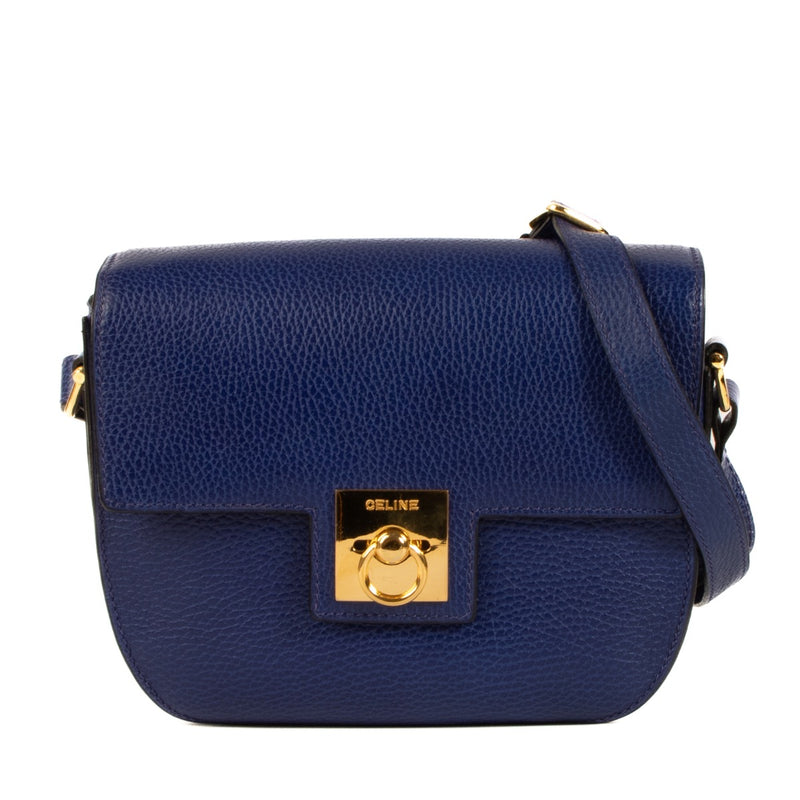 Shop 100% authentic second-hand Celine Electric Blue Leather Crossbody Bag on Labellov.com