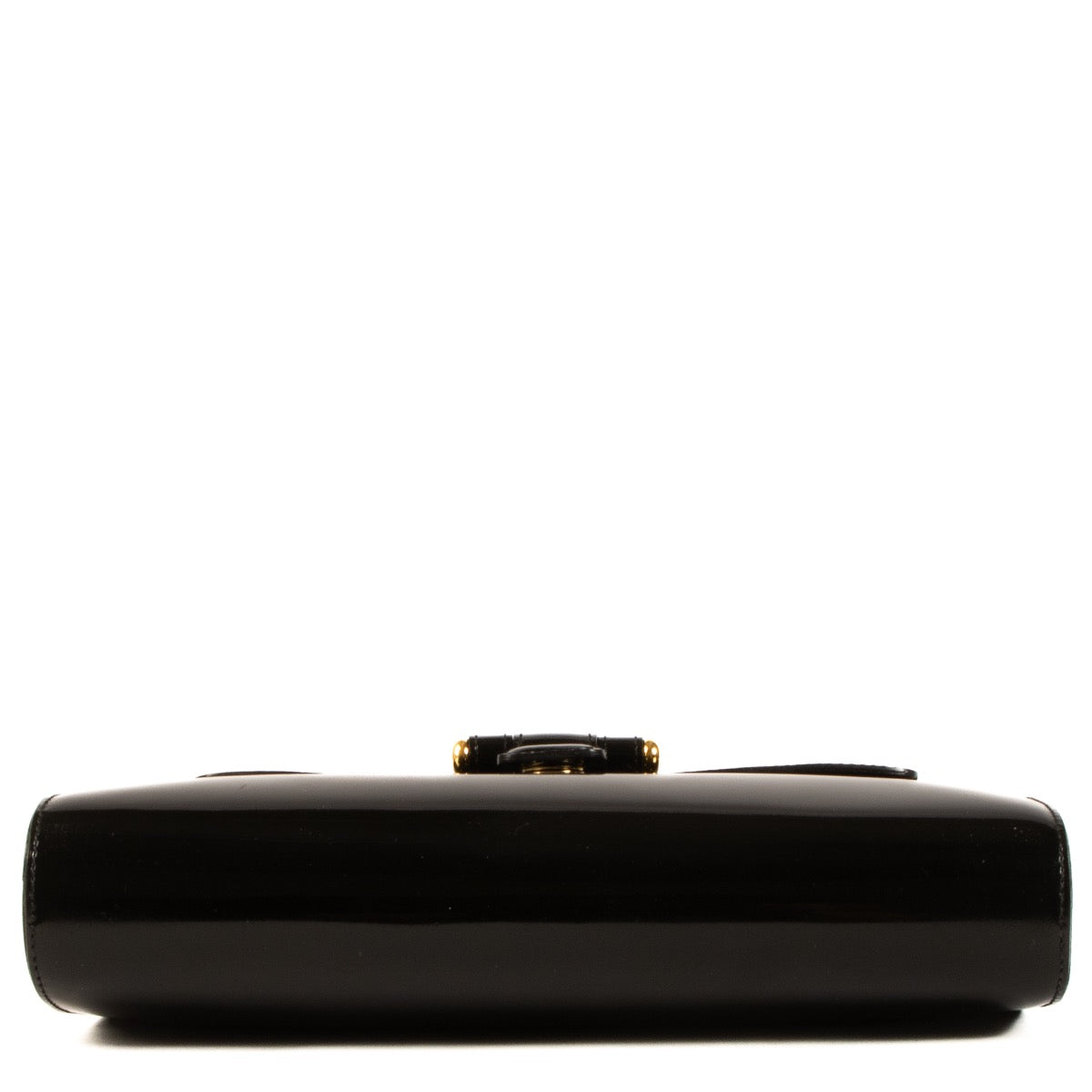 Delvaux Black Patent Leather Crossbody Bag