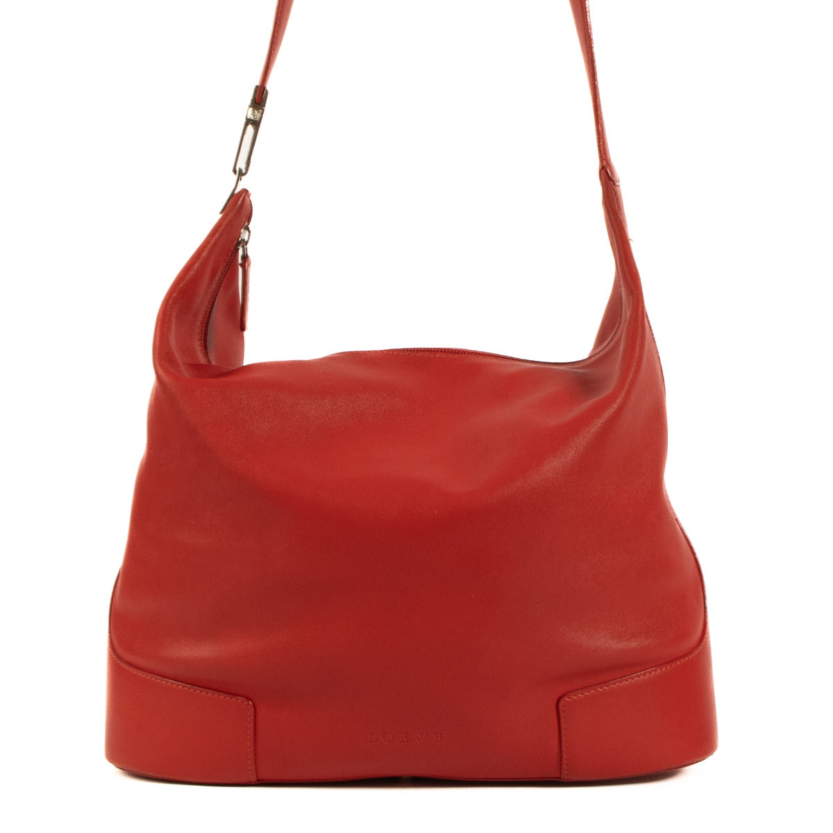 Sac bandoulière en cuir rouge Loewe