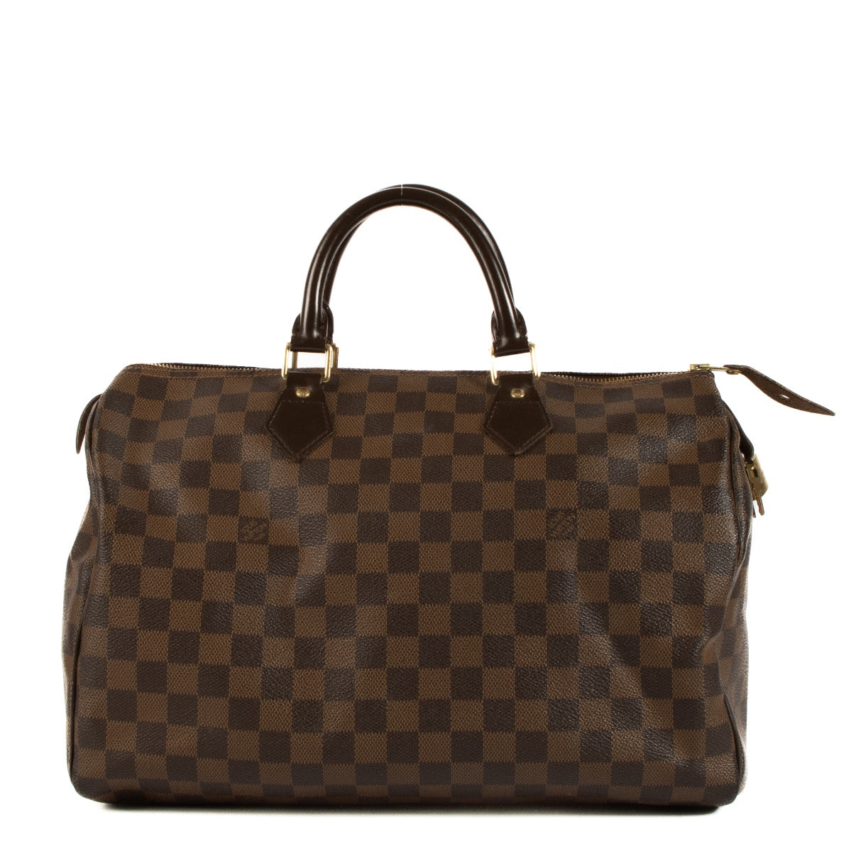 Shop 100% authentic second-hand Louis Vuitton Damier Ebene Speedy 35 Top Handle Bag on Labellov.com