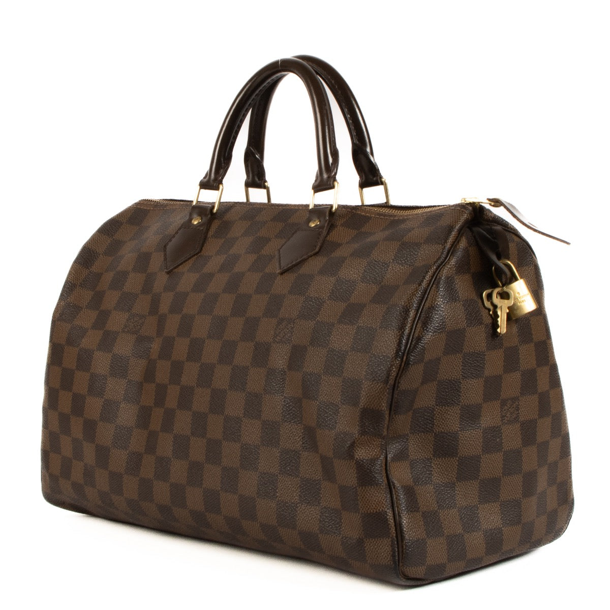 Shop 100% authentic second-hand Louis Vuitton Damier Ebene Speedy 35 Top Handle Bag on Labellov.com