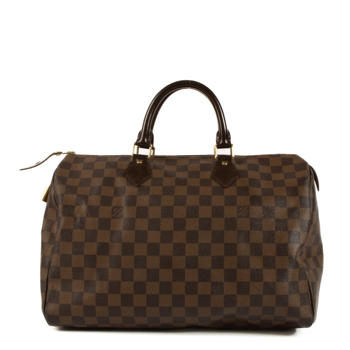 Shop 100% authentic second-hand Louis Vuitton Damier Ebene Speedy 35 Top Handle Bag on Labellov.com
