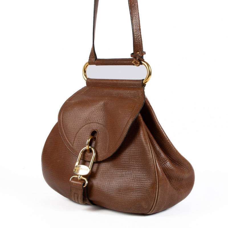 shop 100% authentic second hand Delvaux Camel Cerceau GM Bag on Labellov.com
