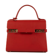 Delvaux Lipstic Souple Calf Tempête MM Bag