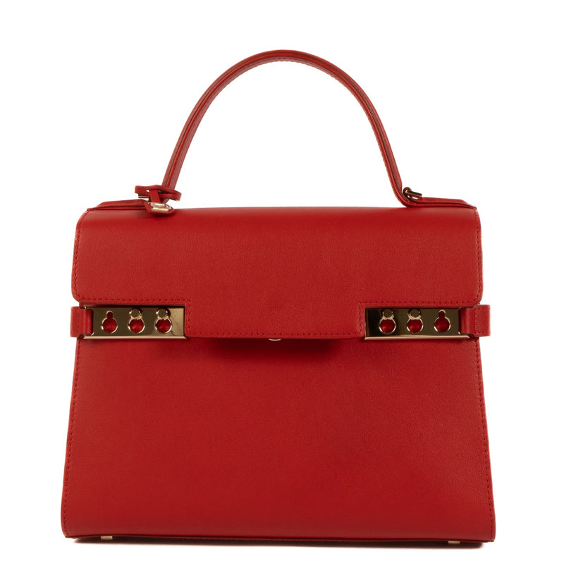 Delvaux Lipstic Souple Calf Tempête MM Bag