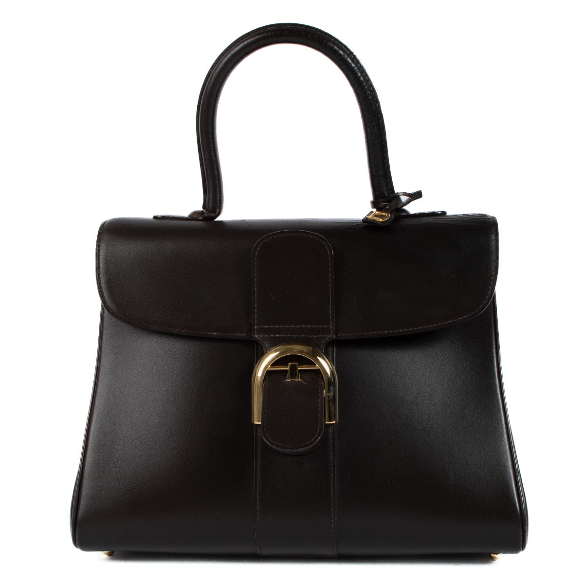 Shop 100% authentic second-hand Delvaux Vintage Brown Box Calf Brillant MM on Labellov.com