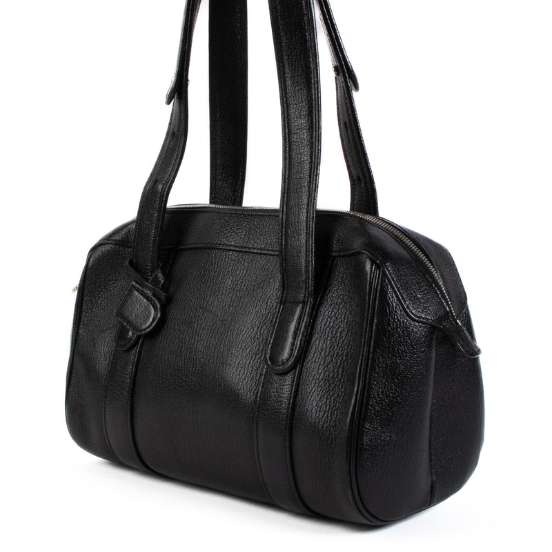 Shop 100% authentic second-hand Delvaux Black Goatskin Shoulder Bag on Labellov.com