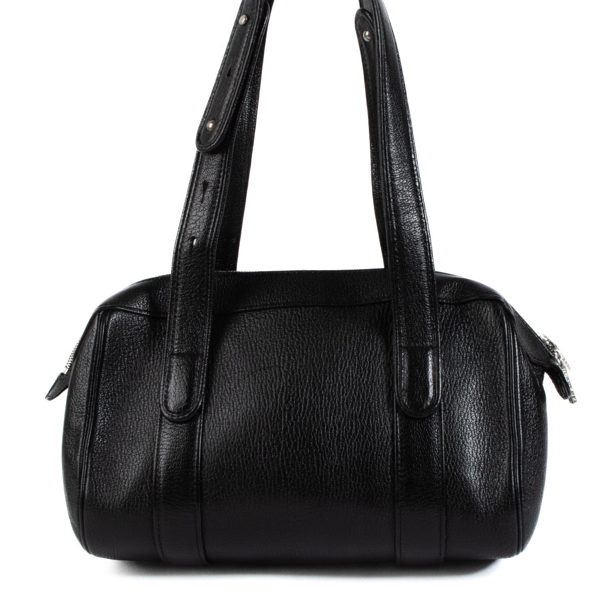Shop 100% authentic second-hand Delvaux Black Goatskin Shoulder Bag on Labellov.com