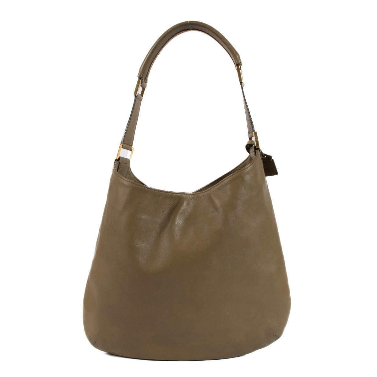 Shop 100% authentic second-hand Delvaux Khaki Destrier Souple Louise PM on Labellov.com