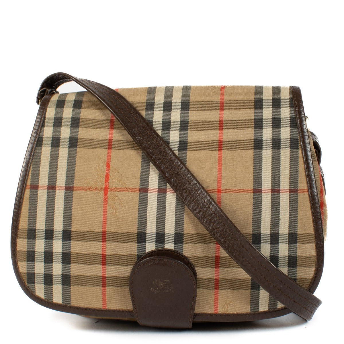 Shop 100% authentic Burberry Haymarket Check Crossbody Bag at Labellov.com.