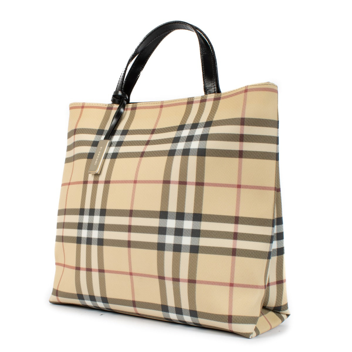 Shop 100% authentic Burberry Check Tote Bag at Labellov.com.