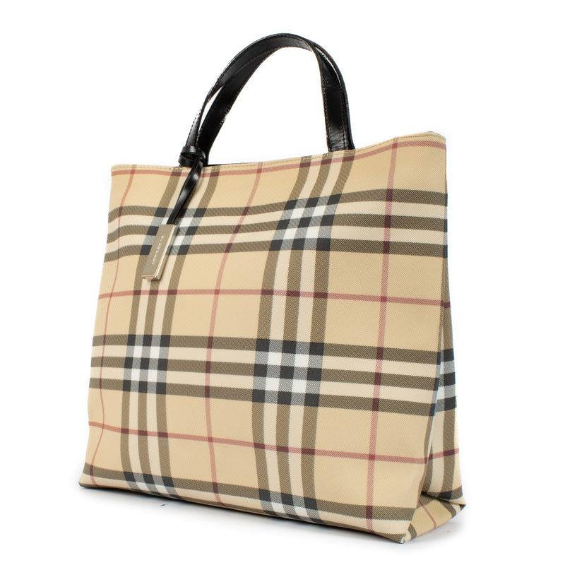 Shop 100% authentic Burberry Check Tote Bag at Labellov.com.