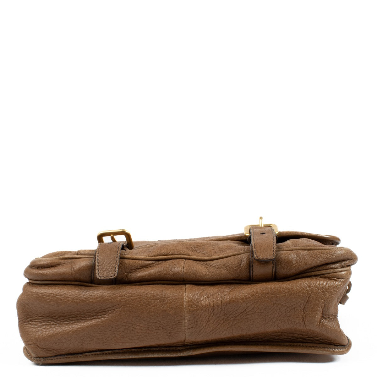 Buy authentic second hand Prada Brown Deerskin Crossbody Bag at Labellov.com