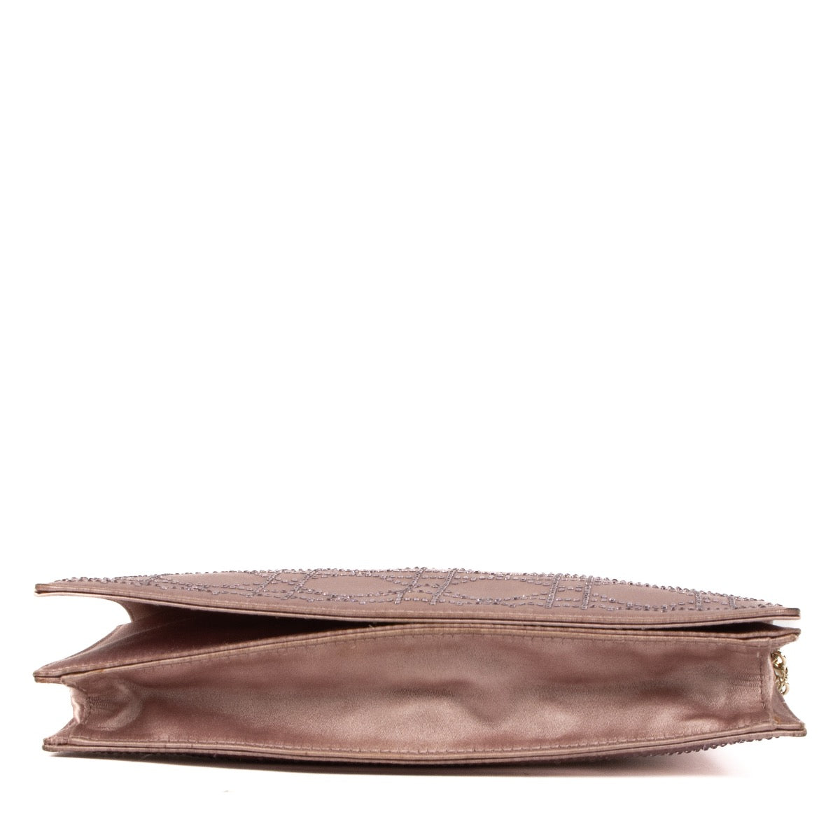 Shop 100% authentic second-hand Christian Dior Pink Cannage Satin Crystal Shoulder Bag on Labellov.com