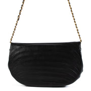 Shop 100% authentic secondhand Chanel Black Leather Half Moon Flap Bagon Labellov.com