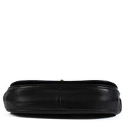 Shop 100% authentic secondhand Chanel Black Leather Half Moon Flap Bagon Labellov.com