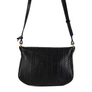 Shop safe online at Labellov in Antwerp, Brussels and Knokke this 100% authentic second hand Delvaux Black Toile De Cuir Crossbody Bag