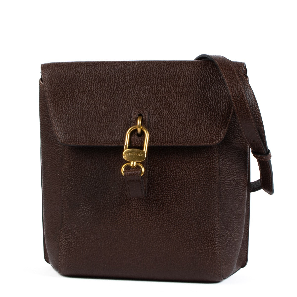 shop 100% authentic second hand Delvaux Brown Leather Crossbody Bag on Labellov.com