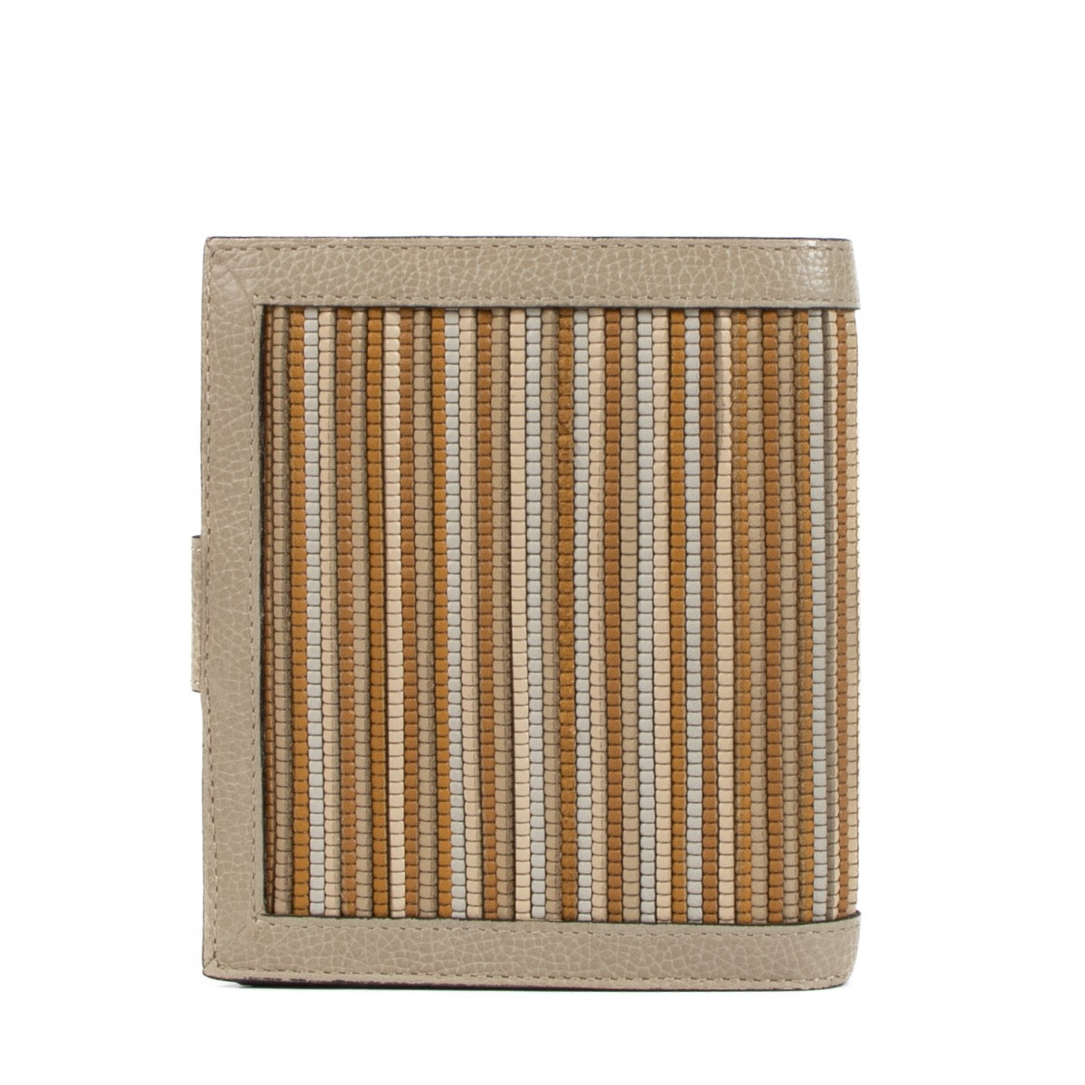 shop 100% authentic second hand Delvaux Beige Toile De Cuir Wallet on Labellov.com
