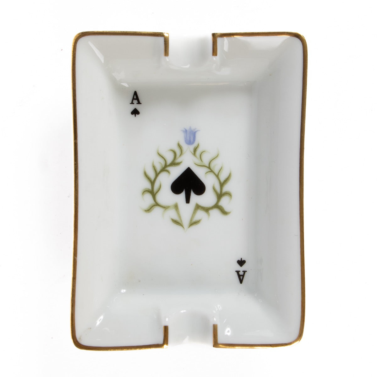 shop 100% authentic second hand Hermès White Porcelain Playing Cards Ashtrays on Labellov.com