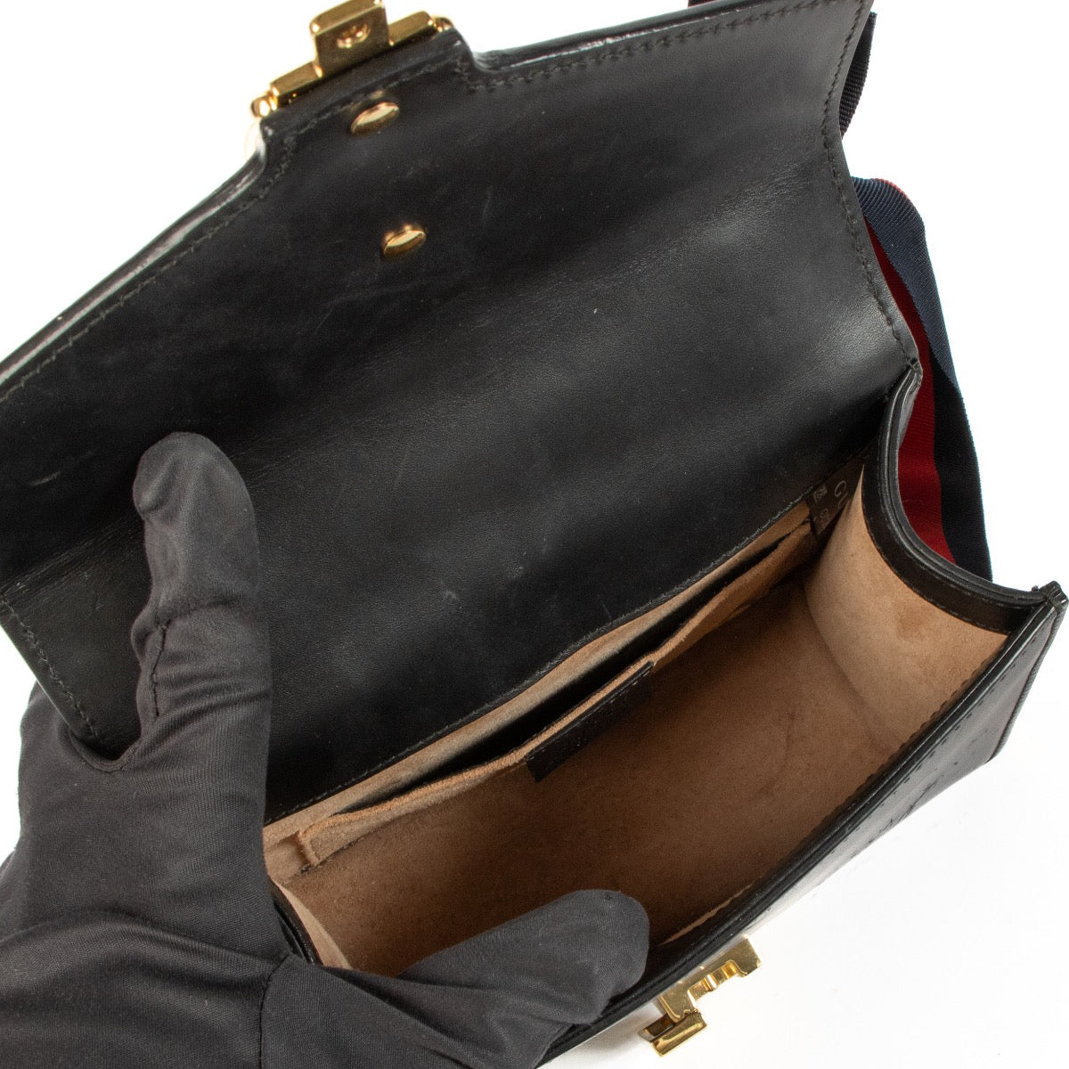 shop 100% authentic second hand Gucci Black Mini Sylvie Chain Bag on Labellov.com
