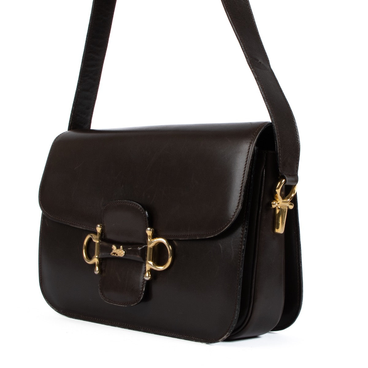 Shop 100% authentic secondhand Celine Brown Vintage Shoulder Bag on Labellov.com