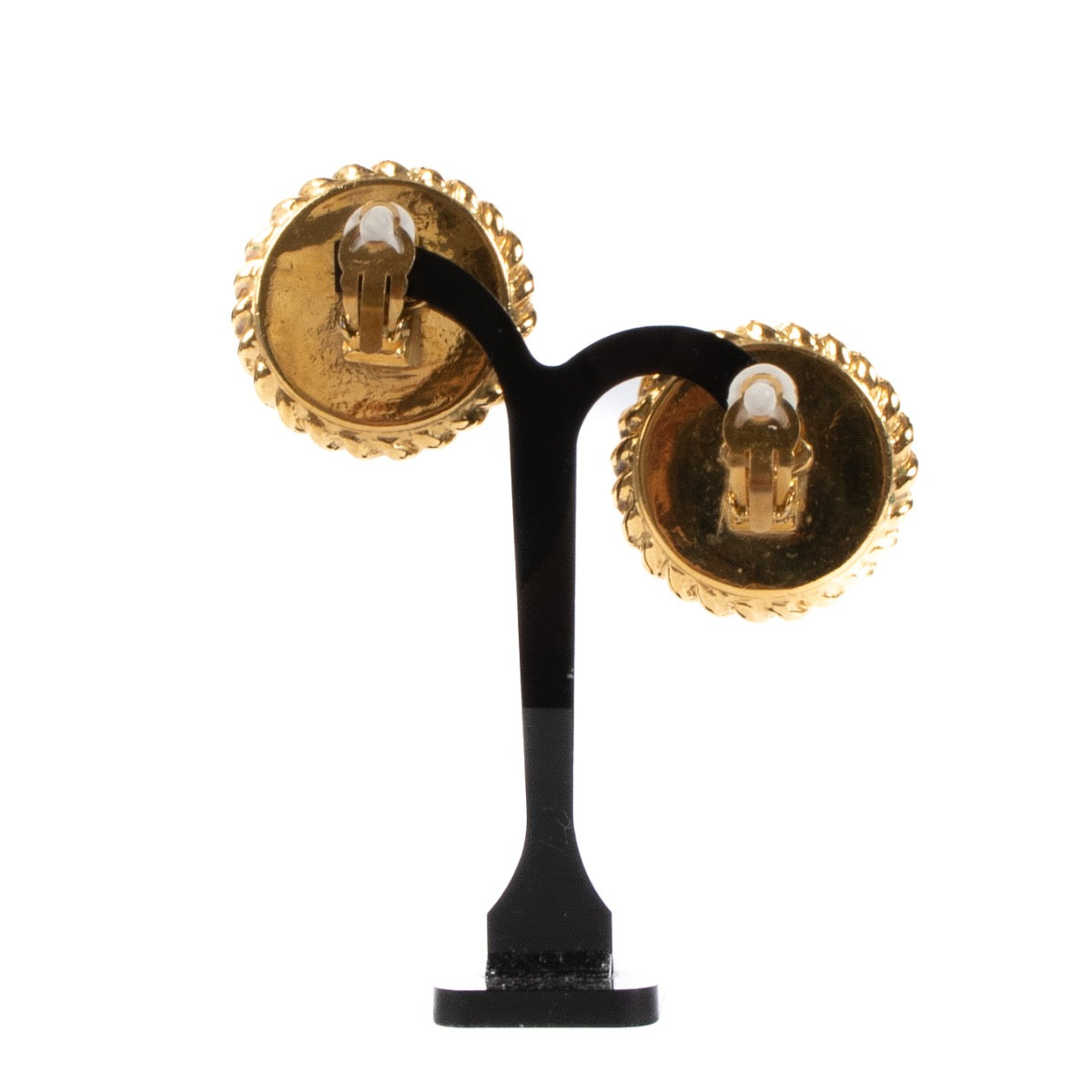 Boucles d'oreilles clips Chanel Gripoix
