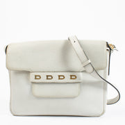 Delvaux White Leather Frimaire Crossbody Bag