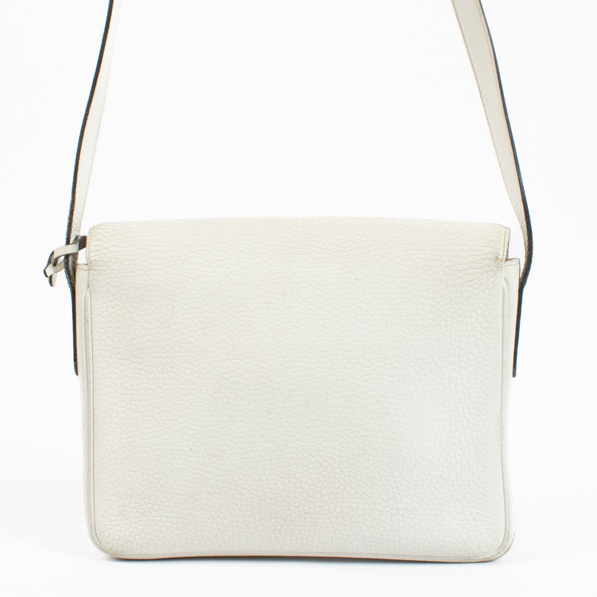 Delvaux White Leather Frimaire Crossbody Bag
