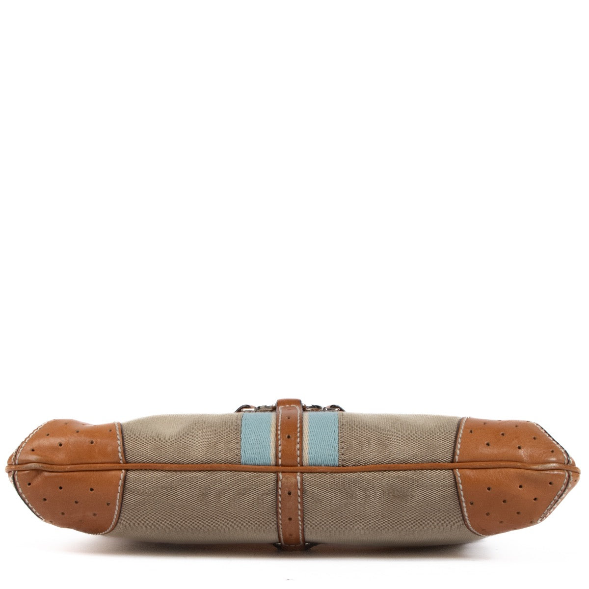 Shop safe online at Labellov in Antwerp, Brussels and Knokke this 100% authentic second hand Gucci Brown Canvas Web Shoulder Bag