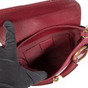 Shop safe online at Labellov in Antwerp, Brussels and Knokke this 100% authentic second hand Gucci Pink Fabric Horsebit Clutch Bag