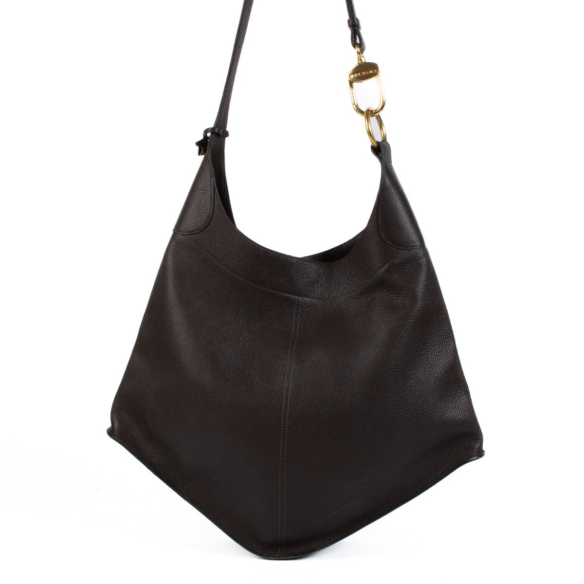 shop 100% authentic second hand Delvaux Brown Satan Crossbody Bag on Labellov.com