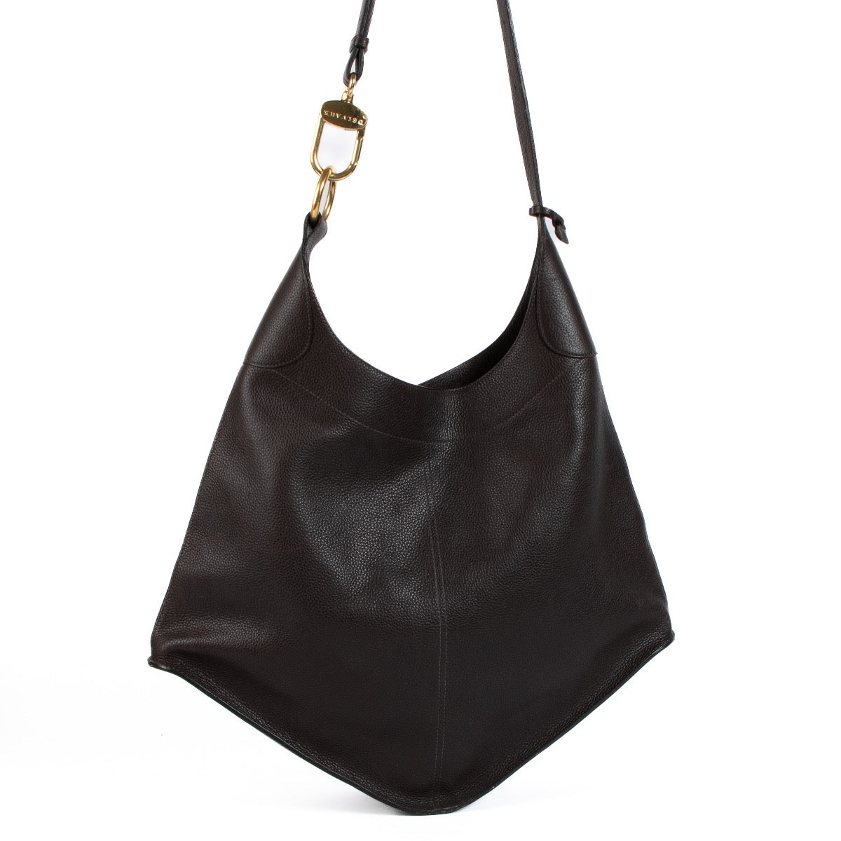 shop 100% authentic second hand Delvaux Brown Satan Crossbody Bag on Labellov.com
