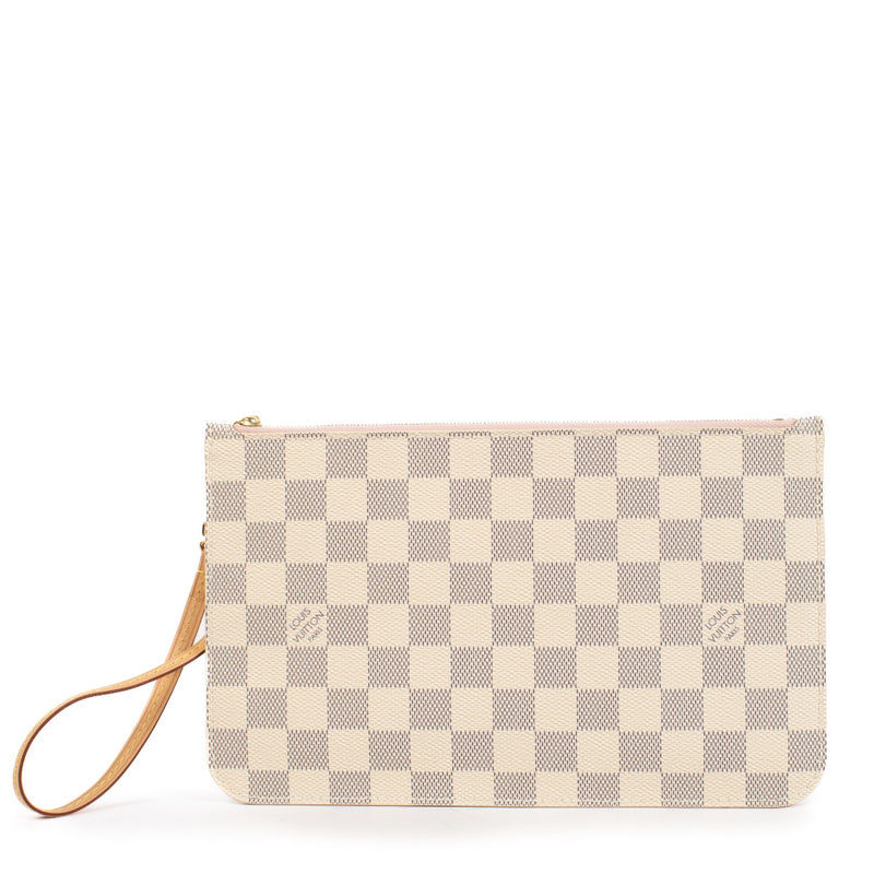 shop 100% authentic second hand Louis Vuitton Damier Azur Neverfull Pouch on Labellov.com