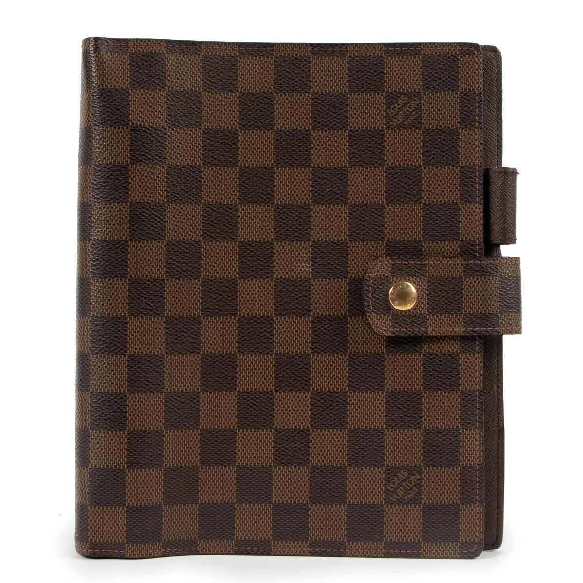 Louis Vuitton Damier Ebene Large Ring Agenda Cover
