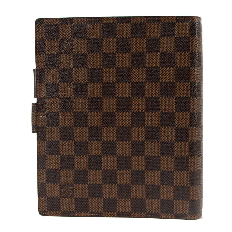 Louis Vuitton Damier Ebene Large Ring Agenda Cover
