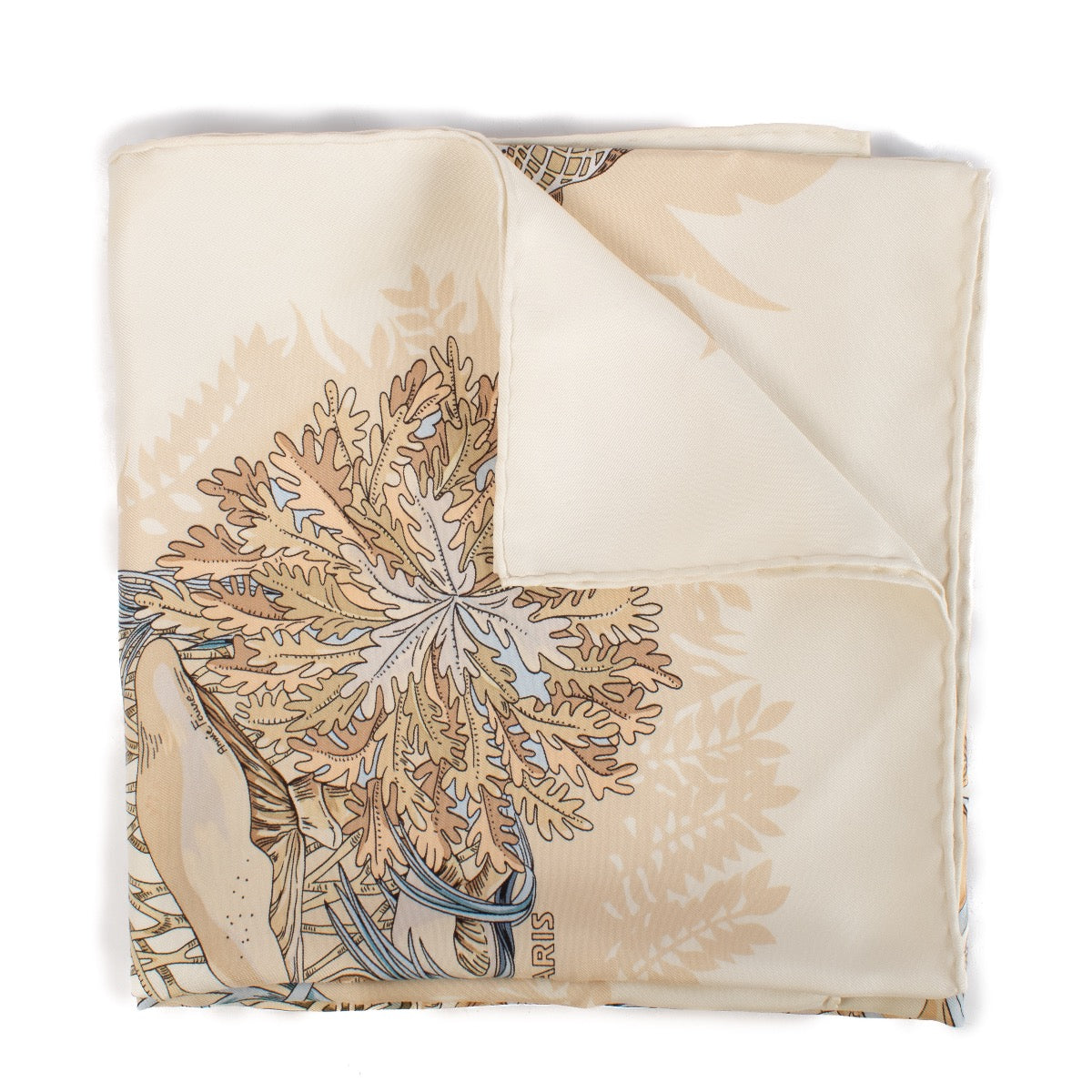 shop 100% authentic second hand Hermès L'Ile Déserte Silk Scarf on Labellov.com