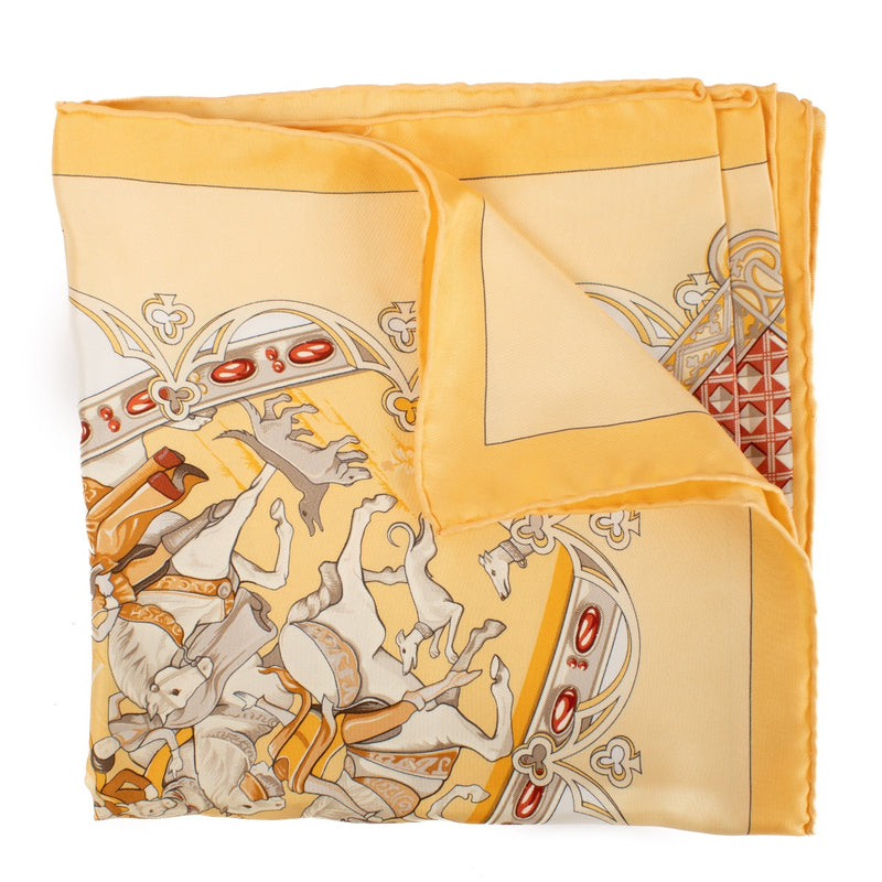 shop 100% authentic second hand Hermès La Vie à Cheval Silk Scarf on Labellov.com