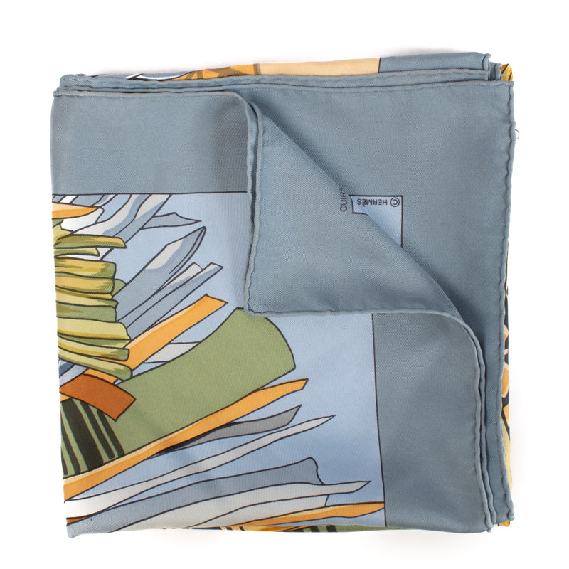 shop 100% authentic second hand Hermès Cuirs Du Desert Silk Scarf on Labellov.com