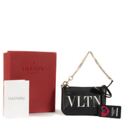 shop 100% authentic second hand Valentino Garavani Black Wallet On Chain on Labellov.com