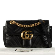 shop 100% authentic second hand Gucci Black GG Marmont Mini Bag on Labellov.com