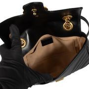 shop 100% authentic second hand Gucci Black GG Marmont Mini Bag on Labellov.com