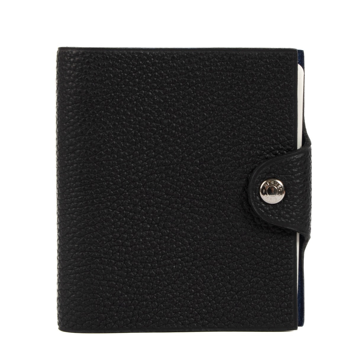 Hermès Black Togo Ulysse Mini Notebook Cover