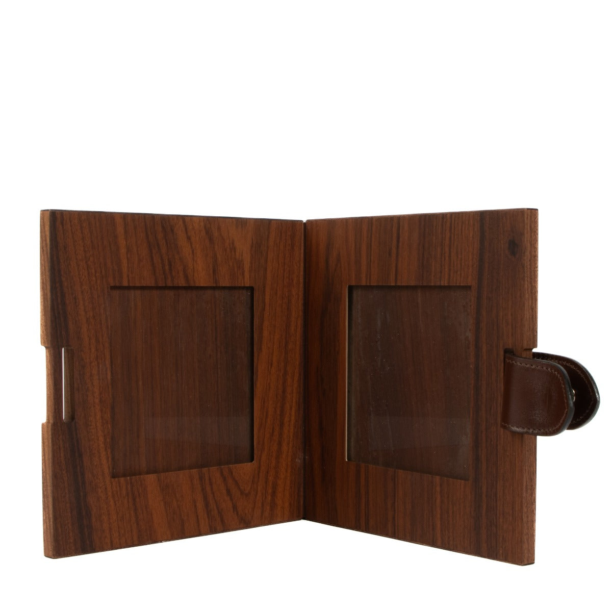 Hermès Wood Double Photo Frame