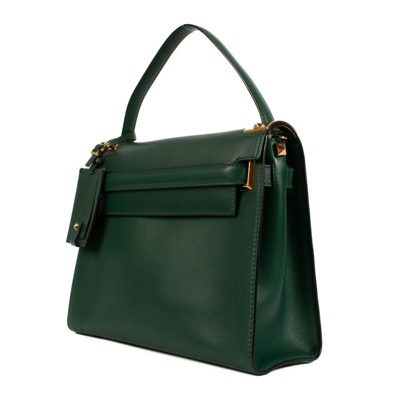 Shop 100% authentic second-hand Valentino Garavani Green Leather My Rockstud Shoulder Bag in very good condition on Labellov.com