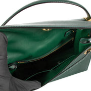 Shop 100% authentic second-hand Valentino Garavani Green Leather My Rockstud Shoulder Bag in very good condition on Labellov.com