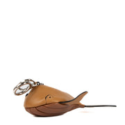 Shop safe online at Labellov in Antwerp, Brussels and Knokke this 100% authentic second hand Loewe Camel Leather Paula's Ibiza Whale Key Charm