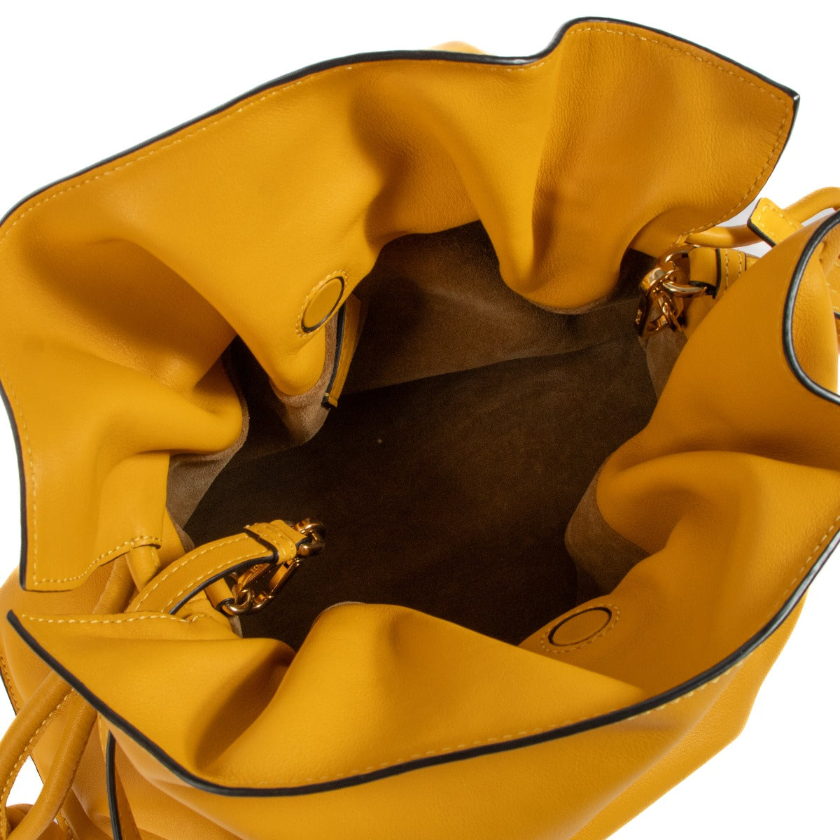 Shop safe online at Labellov in Antwerp, Brussels and Knokke this 100% authentic second hand Loewe Yellow Nappa Calfskin Flamenco Clutch Bag